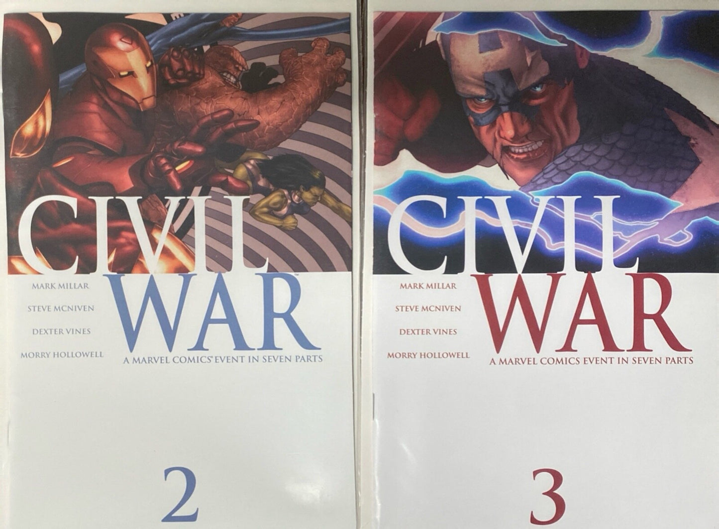 Marvel Comics Civil War #1-7 Modern Age 2015 Complete