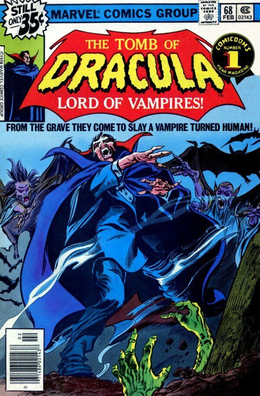 Marvel Comics Tomb of Dracula #68 Bronze Age 1978