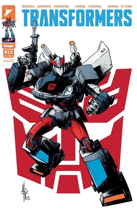 Image Comics Transformers #15 Second Printing Cover B Modern Age 2025