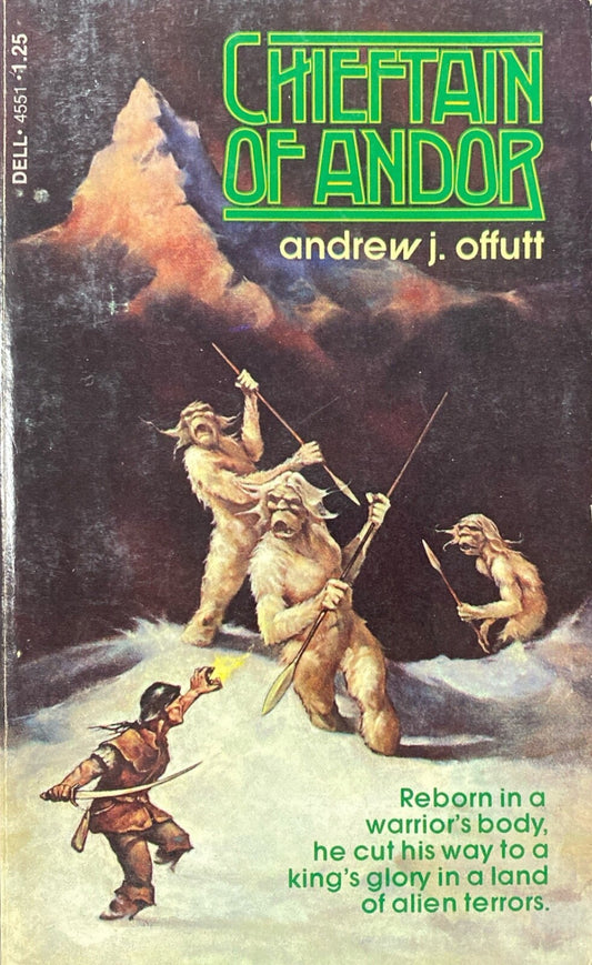 Chieftain of Andor by Andrew J. Offutt 1976 Dell 4551 Paperback