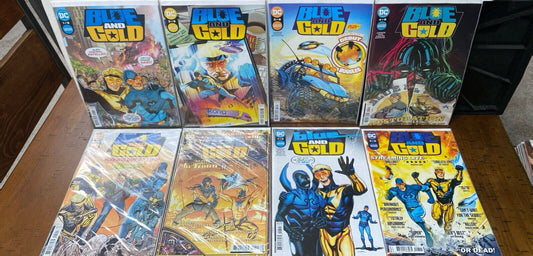 DC Comics Blue and Gold #1-8 Modern Age 2021 Complete Blue Beetle Booster Gold