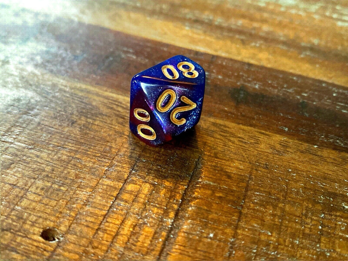 Set of 7 TTRPG Gaming Dice Dungeons & Dragons Pathfinder D20 Starlight Sparkle