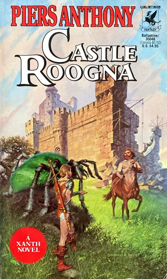 Castle Roogna by Piers Anthony 1989 Ballantine Del Rey Paperback Xanth