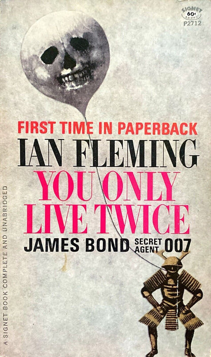 You Only Live Twice by Ian Fleming 1965 Signet P2712 Paperback James Bond First