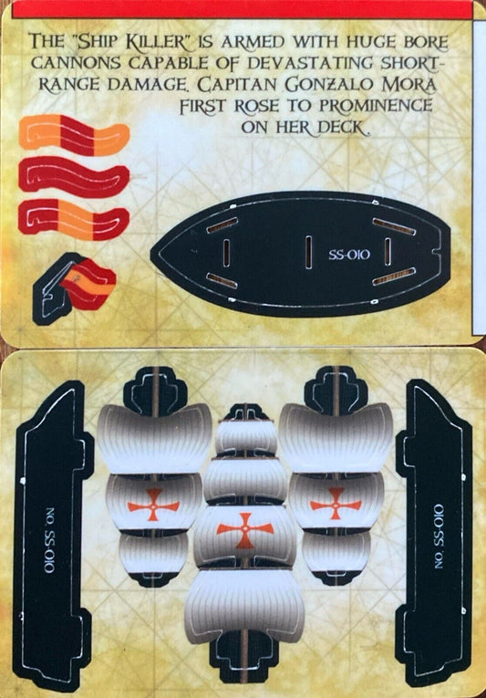 WizKids Pirates CSG of the Spanish Main SS-010 Asesino de la Nave