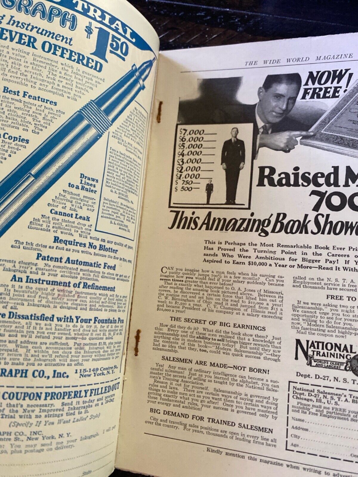 The Wide World Magazine No. 348 Vol. 58 April 1927 London Pulp