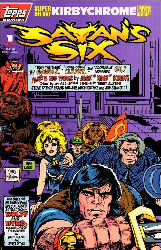 Topps Comics Satan's Six #1 Modern Age 1993 Kirby McFarlane Polybag Sealed