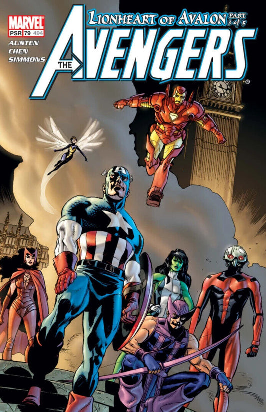 Marvel Comics Avengers #79 (Legacy #494) Modern Age 2004 Lionheart of Avalon