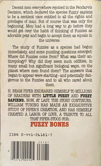 Fuzzy Bones by William Tuning 1981 Ace Paperback