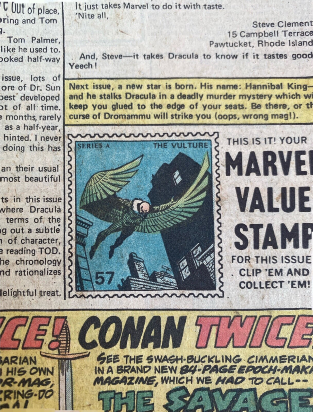Marvel Comics Tomb of Dracula #24 Bronze Age 1974