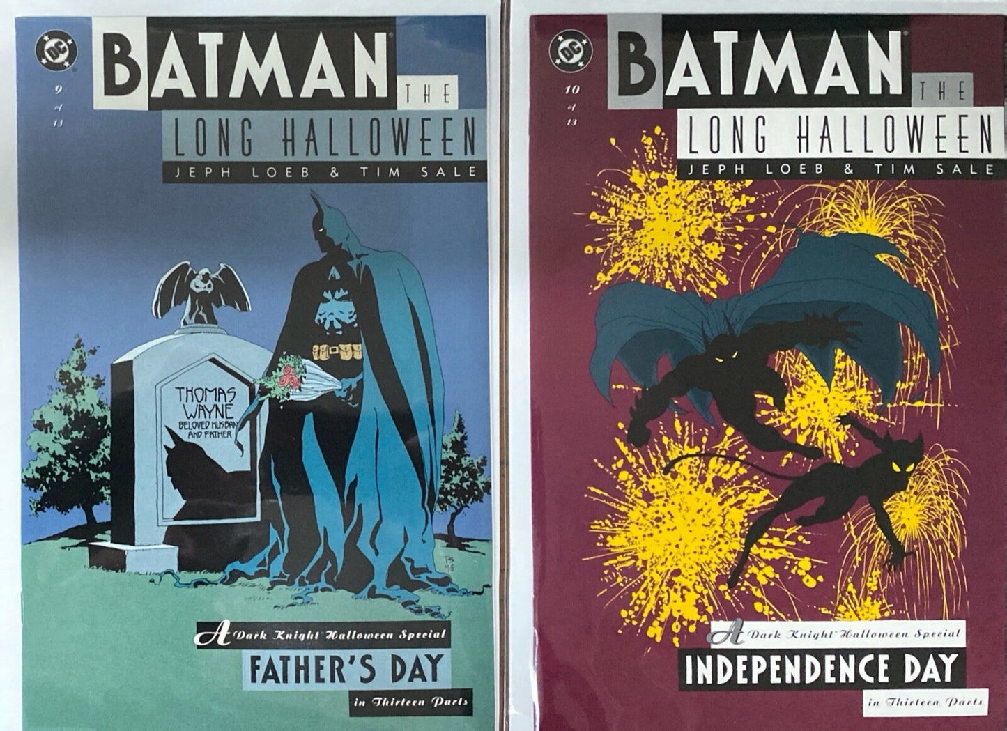 DC Comics Batman: The Long Halloween #1-13 1996 High Grade Signed Loeb & Sale