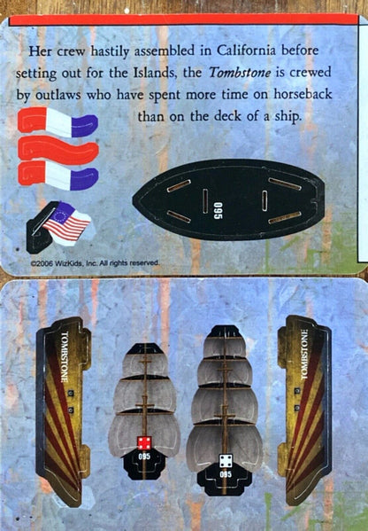 WizKids Pirates CSG of the Mysterious Isles 095 Tombstone