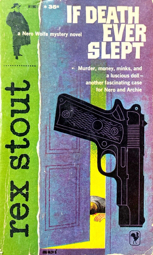 If Death Ever Slept by Rex Stout 1959 Bantam A1961 Paperback Nero Wolfe