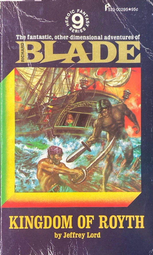 Richard Blade #9: Kingdom of Royth by Jeffrey Lord 1975 Pinnacle Paperback