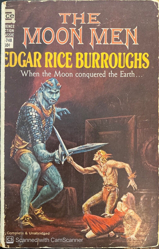 The Moon Men by Edgar Rice Burroughs 1968 Ace G-748 Paperback
