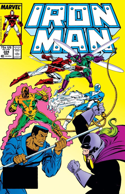 Marvel Comics Iron Man #224 Copper Age 1987