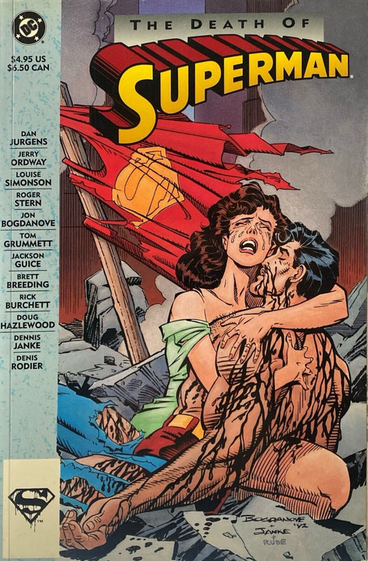 DC Comics The Death of Superman 1993 Trade Paperback First Printing