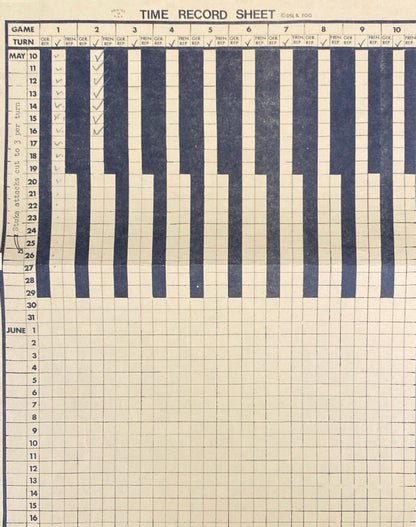 Guidon Games Dunkirk: The Battle of France 1971 Gary Gygax Complete