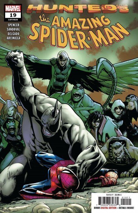 Marvel Comics Amazing Spider-man #19 Legacy #820 Modern Age 2019