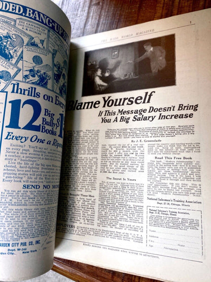 The Wide World Magazine No. 303 Vol. 51 July 1923 London Pulp