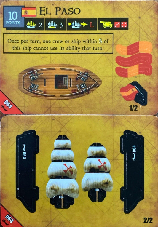 WizKids Pirates CSG of the Barbary Coast 064 El Paso