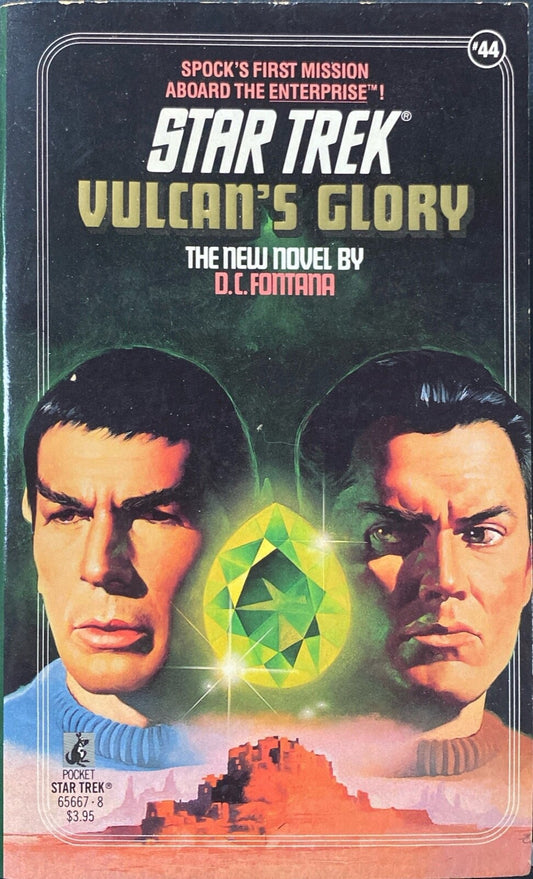 Star Trek #44: Vulcan's Glory by D.C. Fontana 1989 Pocket Paperback