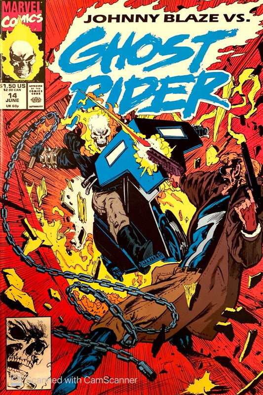 Marvel Comics Ghost Rider #14 Copper Age 1991