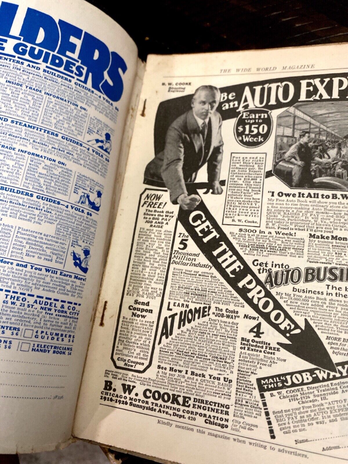 The Wide World Magazine No. 336 Vol. 56 April 1926 London Pulp