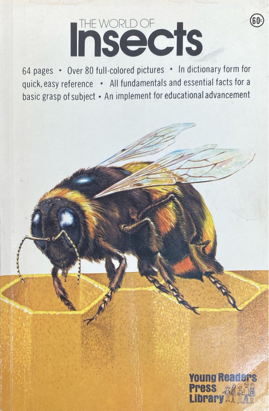 The World of Insects 1971 Young Readers Press Library Paperback