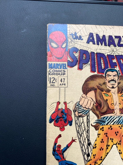 Marvel Comics Amazing Spider-man #47 Silver Age 1967 Kraven the Hunter