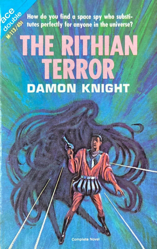 The Rithian Terror/Off Center by Damon Knight 1965 Ace Double M-113