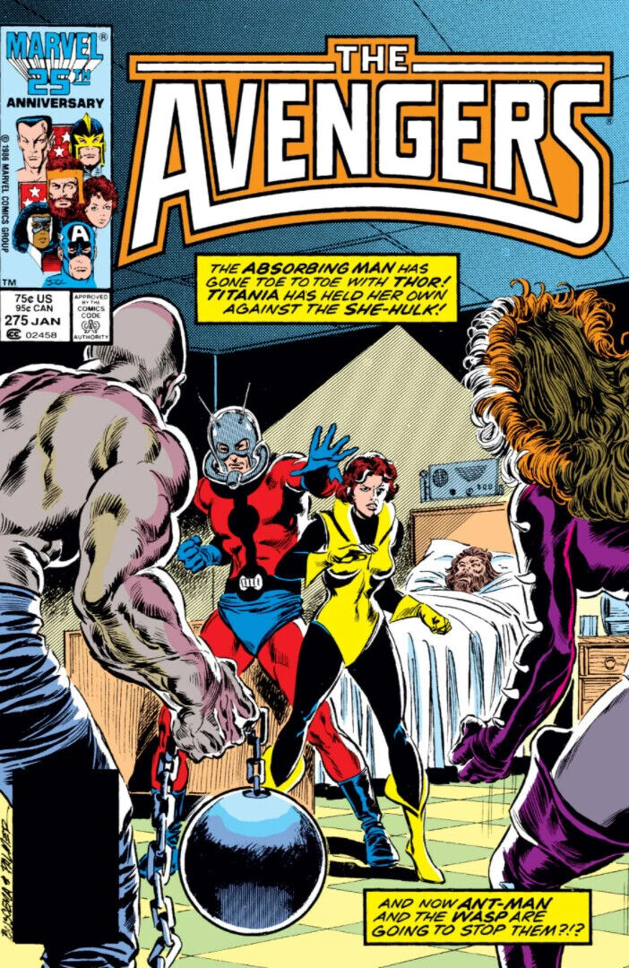 Marvel Comics Avengers #275 Copper Age 1987
