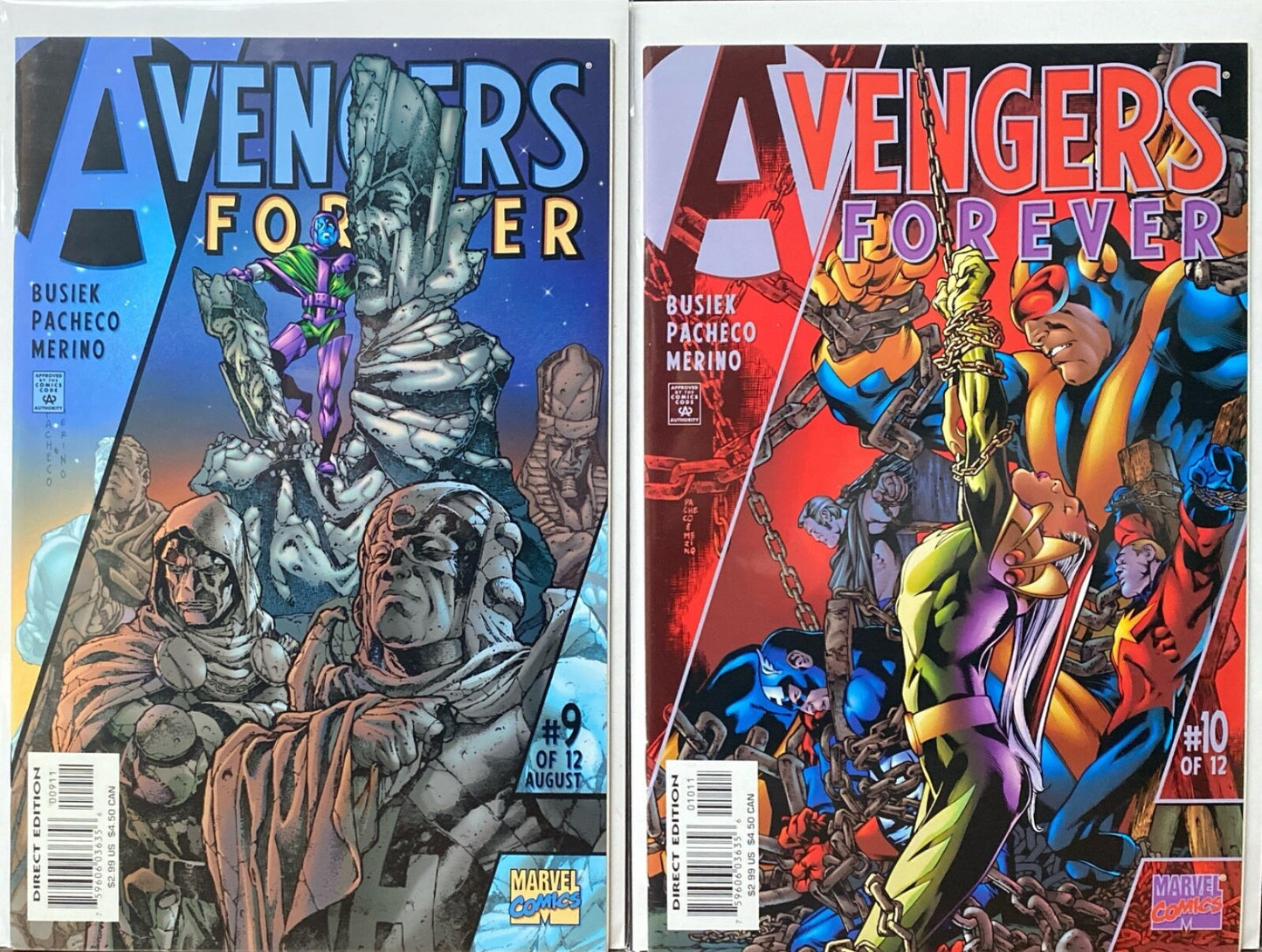 Marvel Comics Avengers Forever #1-12 Modern Age 1998 Complete Series