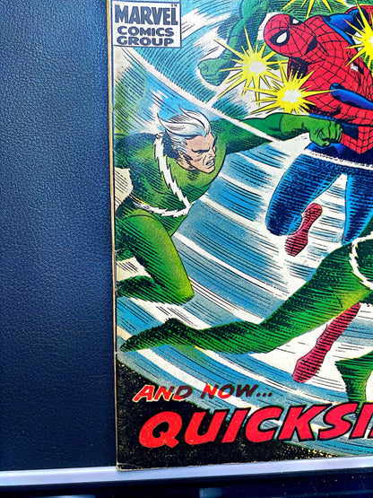 Marvel Comics Amazing Spider-man #71 Silver Age 1969 Quicksilver