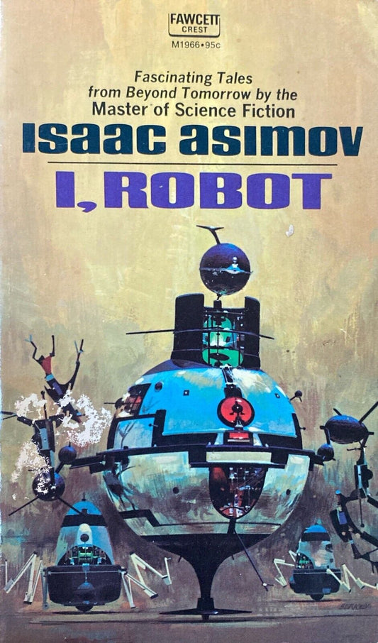 I, Robot by Isaac Asimov 1970 Fawcett Crest M1968 Paperback