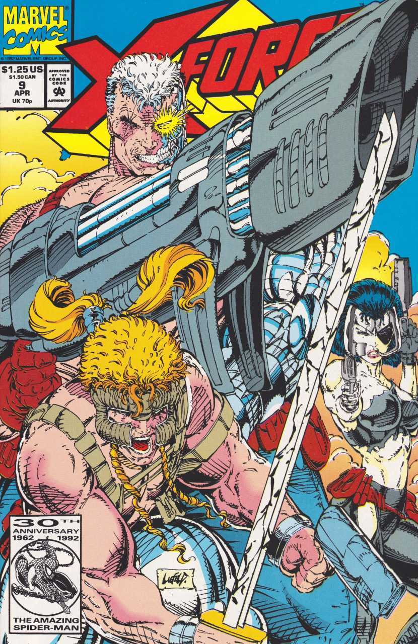 Marvel Comics X-Force #9 Modern Age 1992
