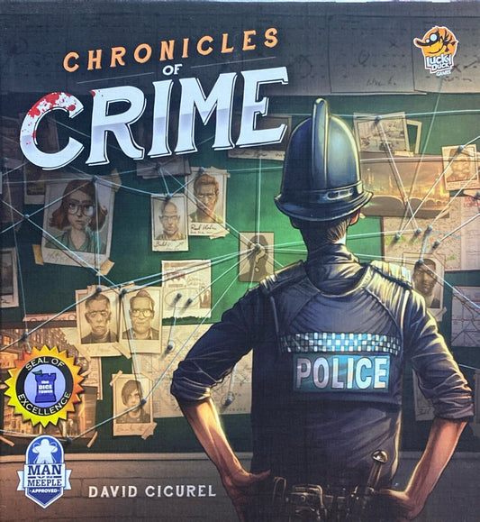 Chronicles of Crime Board Game 2018 Lucky Duck Games Complete