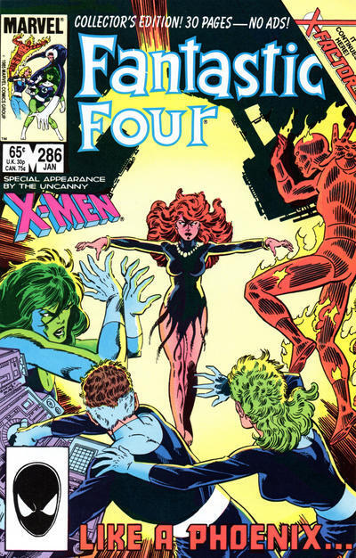 Marvel Comics Fantastic Four #286 Copper Age 1986 2nd Appearance X-Factor