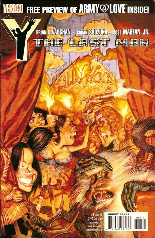 Vertigo Comics Y the Last Man #54 2007 Modern Age