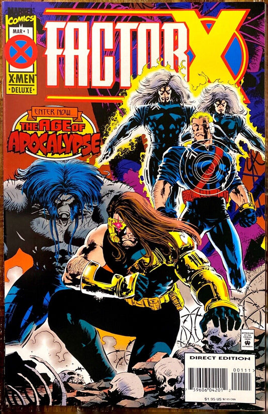 Marvel Comics Factor X #1 Modern Age 1995 Age of Apocalypse