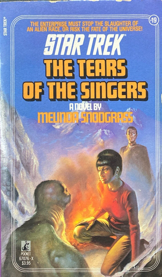 Star Trek #19: Tears of the Singers by Melinda Snodgrass 1984 Pocket Paperback