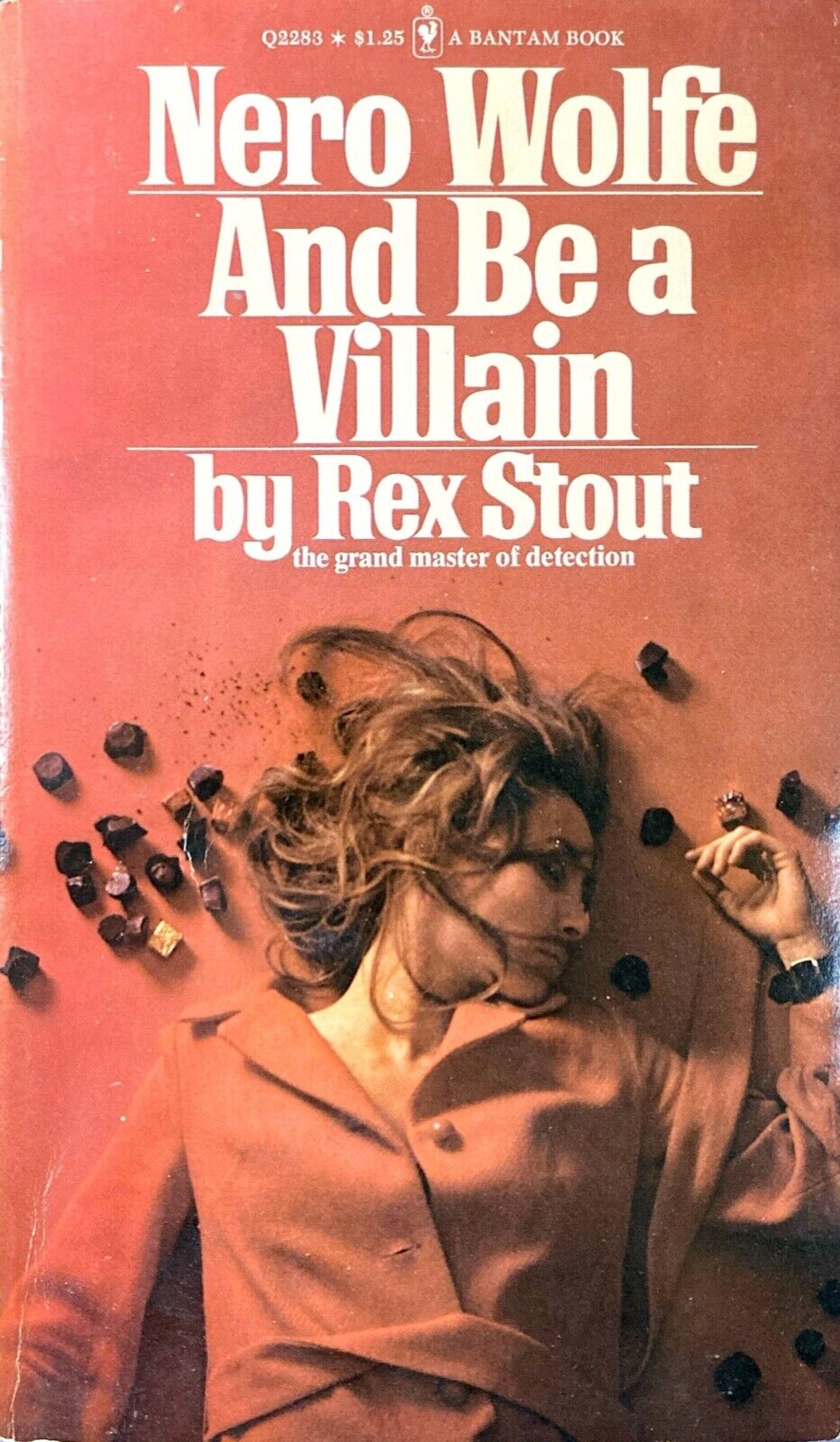 And Be A Villain by Rex Stout 1975 Bantam Q2283 Paperback Nero Wolfe