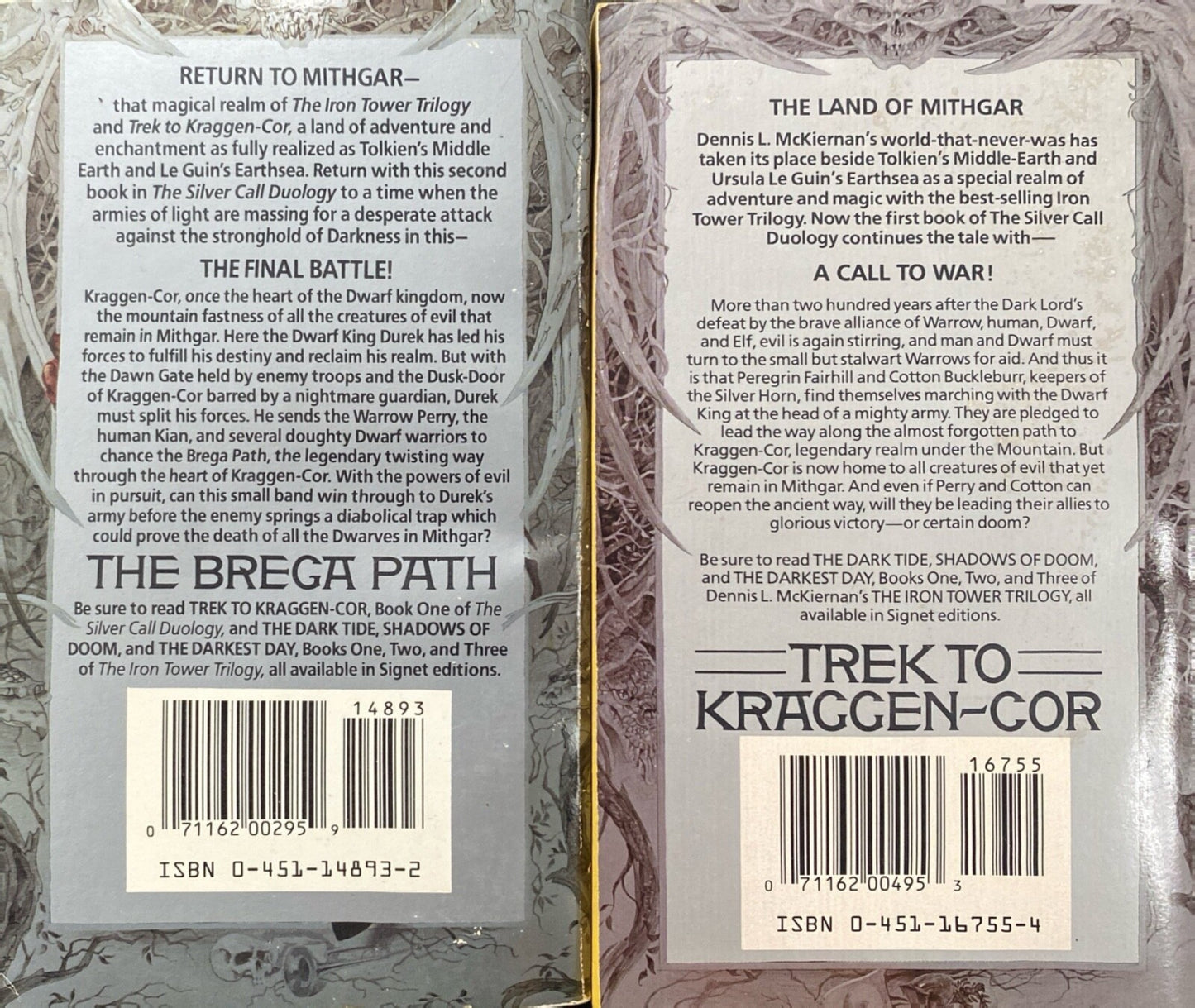 The Silver Call Duology by Dennis L. McKiernan Complete Signet Paperback