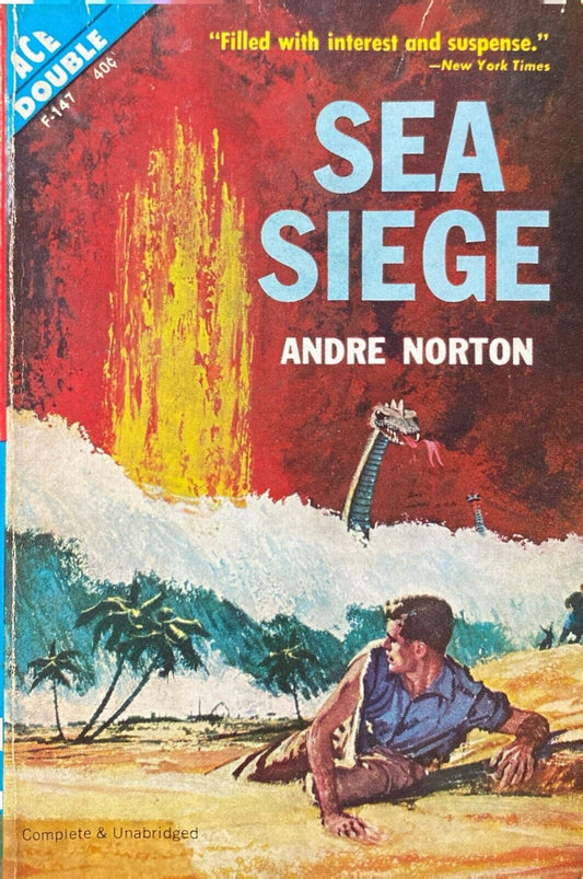 Eye of the Monster/Sea Siege by Andre Norton 1962 Ace Double F-147