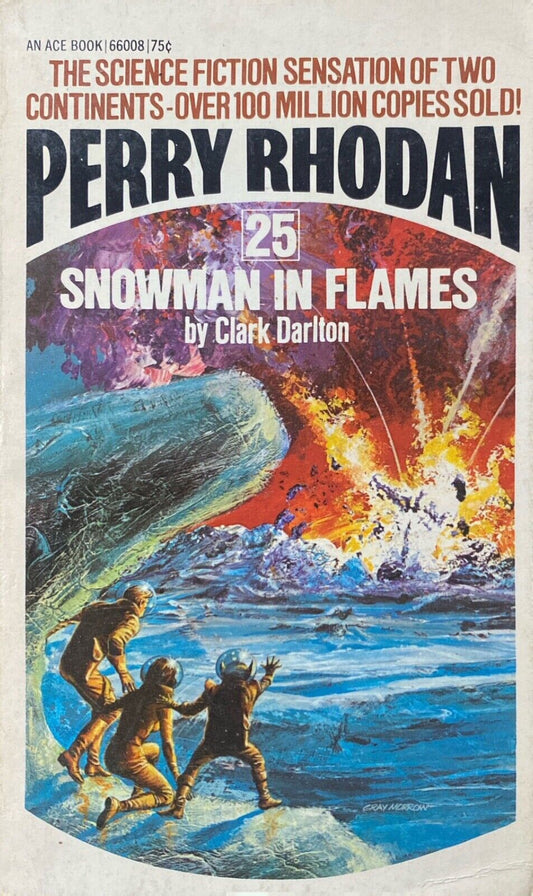Perry Rhodan 25: Snowman in Flames by Clark Darlton 1973 Ace Paperback