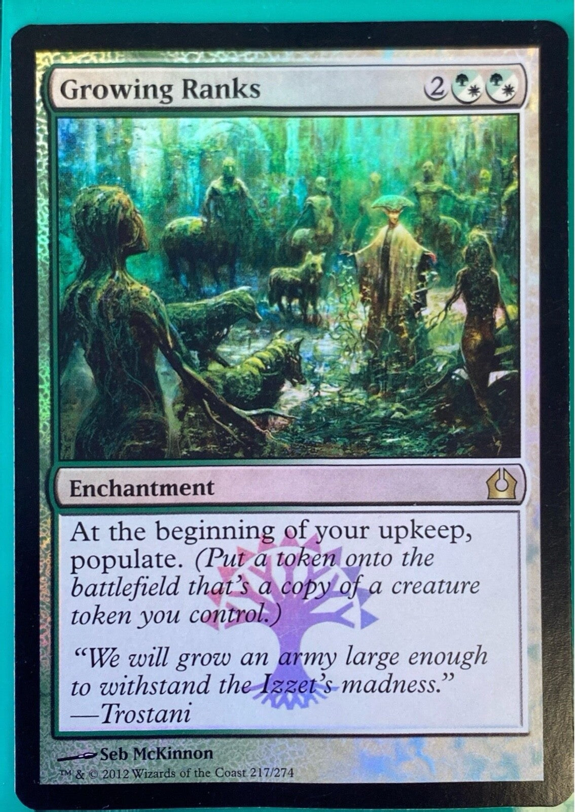 Magic the Gathering (MTG) Growing Ranks Return to Ravnica Foil