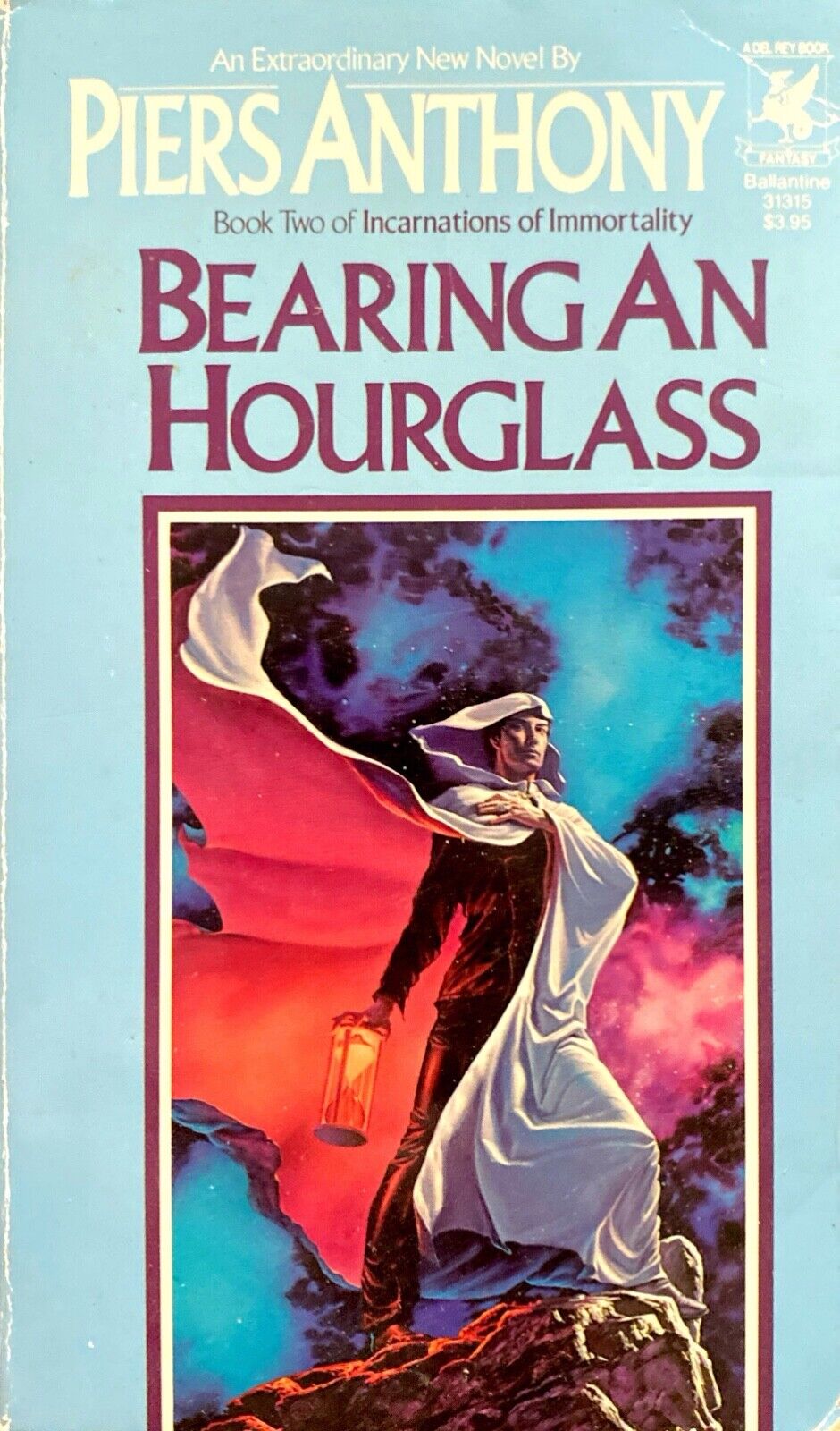 Bearing an Hourglass by Piers Anthony 1985 Ballantine Del Rey Paperback