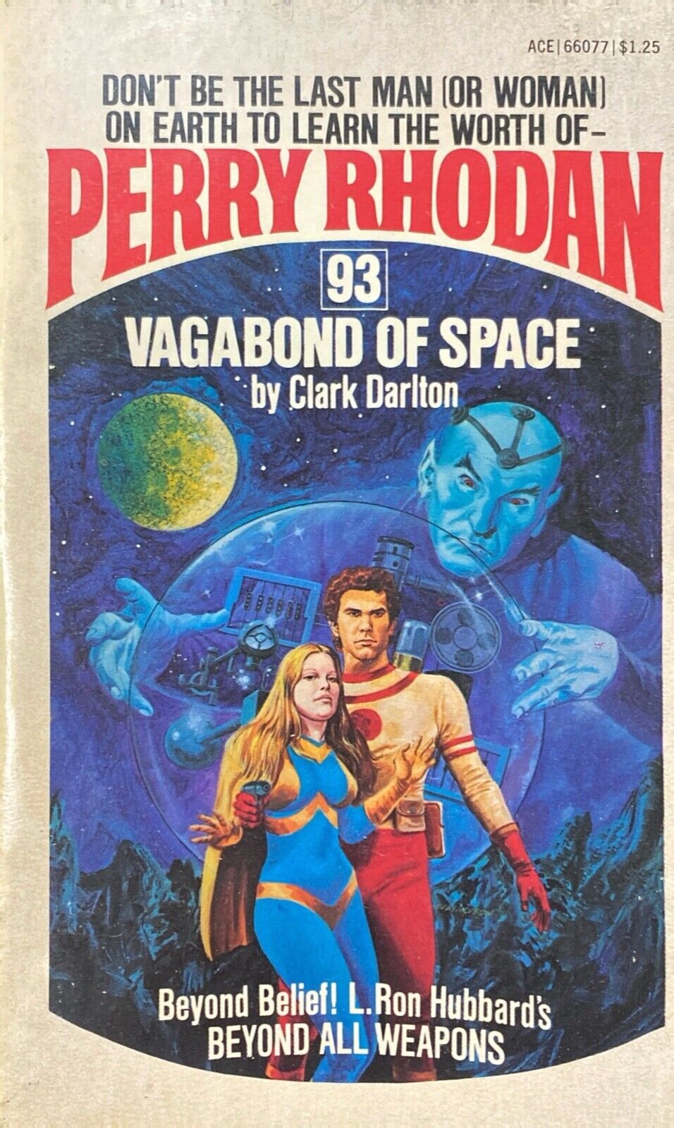 Perry Rhodan #93: Vagabond of Space by Clark Darlton 1976 Ace Paperback