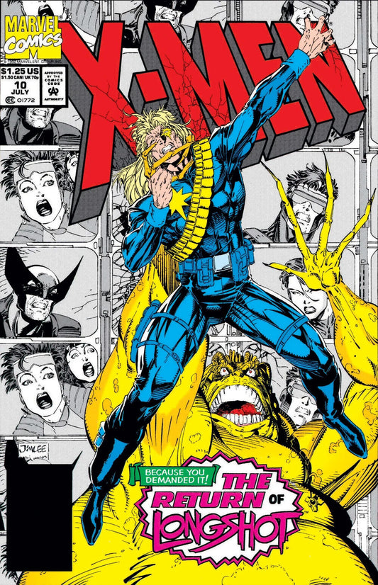 Marvel Comics X-men #10 Modern Age 1992 Return of Longshot
