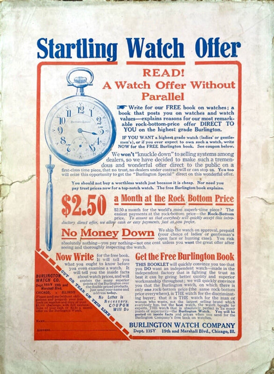 The Wide World Magazine No. 171 Vol. 29 July 1912 London Pulp